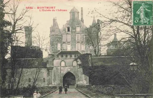 AK / Ansichtskarte Montmort-Lucy Epernay 51 Marne Entrée du château