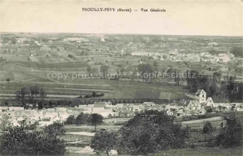 AK / Ansichtskarte Prouilly REIMS 51 Marne Vue générale