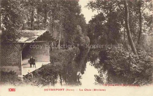 AK / Ansichtskarte Outrepont Vitry-le-Francois 51 Marne Au bord de la rivière Chée