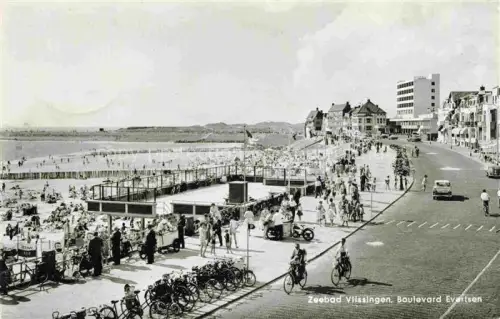 AK / Ansichtskarte VLIssINGEN Zeeland NL Boulevard Evertsen Strand