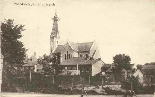 AK / Ansichtskarte Pont-Faverger  Pontfaverger-Moronvilliers REIMS 51 Marne Eglise Kirche