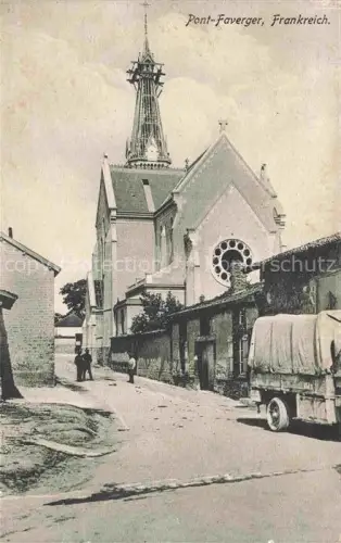 AK / Ansichtskarte Pont-Faverger  Pontfaverger-Moronvilliers REIMS 51 Marne Eglise Kirche
