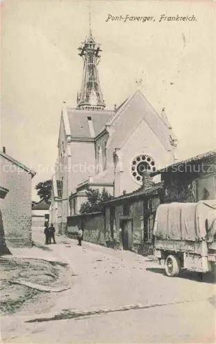 AK / Ansichtskarte Pont-Faverger  Pontfaverger-Moronvilliers REIMS 51 Marne Kirche Eglise