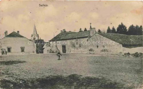 AK / Ansichtskarte Selles REIMS 51 Marne Entrée du village