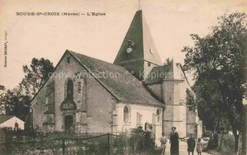 AK / Ansichtskarte Soude-Ste-Croix Vitry-le-Francois 51 Marne Eglise Kirche