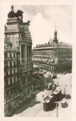 AK / Ansichtskarte MADRID  ES Calle de Alcalá Tram