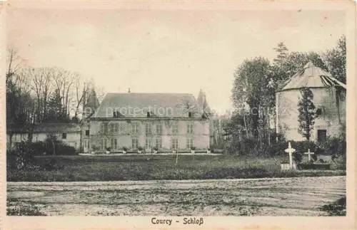 AK / Ansichtskarte Courcy REIMS 51 Marne Château Schloss