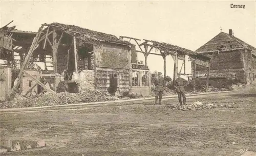 AK / Ansichtskarte Cernay-en-Dormois Sainte-Menehould 51 Marne Ruines Grande Guerre Truemmer 1. Weltkrieg