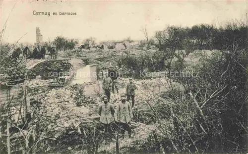 AK / Ansichtskarte Cernay-en-Dormois Sainte-Menehould 51 Marne Ruines Grande Guerre Truemmer 1. Weltkrieg Karte Nr. 271
