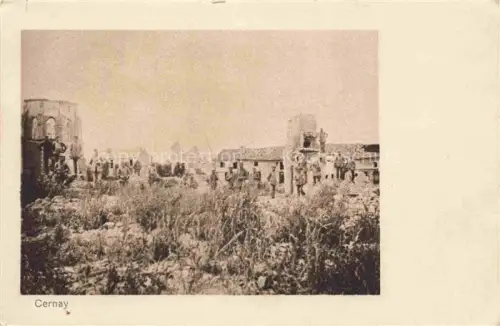 AK / Ansichtskarte Cernay-en-Dormois Sainte-Menehould 51 Marne Ruines Grande Guerre Truemmer 1. Weltkrieg