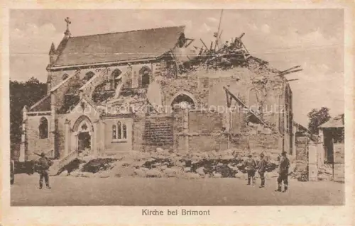 AK / Ansichtskarte Brimont Fort-de-Brimont REIMS 51 Marne Eglise Kirche Ruines Grande Guerre Truemmer 1. Weltkrieg