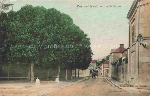 AK / Ansichtskarte Cormontreuil REIMS 51 Marne Rue de Reims