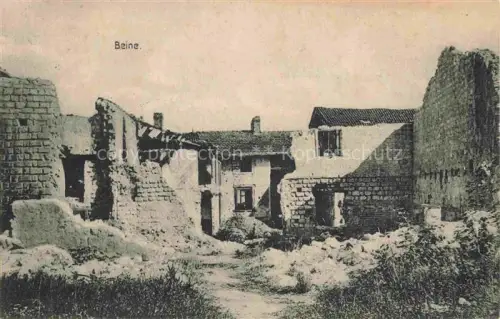 AK / Ansichtskarte Beine-Nauroy REIMS 51 Marne Ruines Grande Guerre Truemmer 1. Weltkrieg