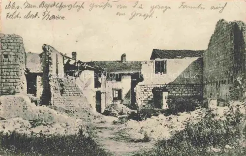AK / Ansichtskarte Beine-Nauroy REIMS 51 Marne Ruines Grande Guerre Truemmer 1. Weltkrieg