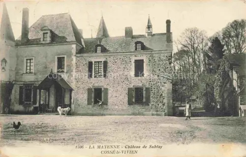AK / Ansichtskarte Cosse-le-Vivien Chateau-Gontier 53 Mayenne Château de Sublay