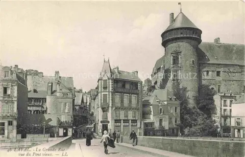 AK / Ansichtskarte LAVAL  53 Mayenne La Grande Rue vue du pont vieux