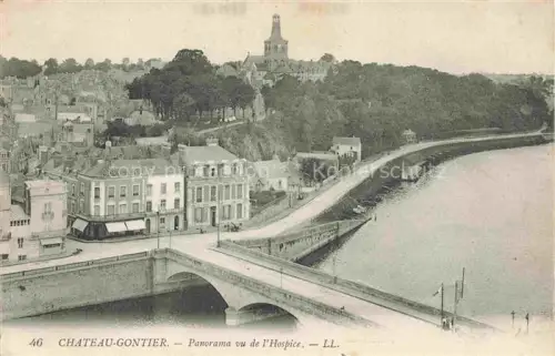 AK / Ansichtskarte Chateau-Gontier 53 Mayenne Panorama vu de l'Hospice