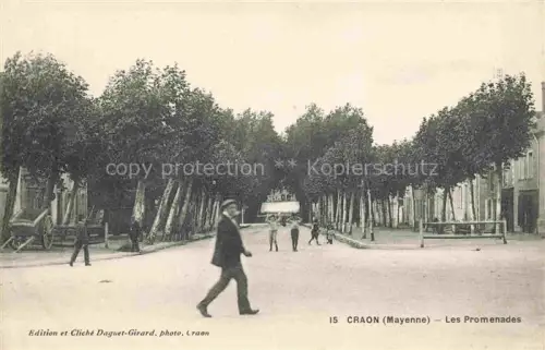 AK / Ansichtskarte Craon Chateau-Gontier 53 Mayenne Les Promenades