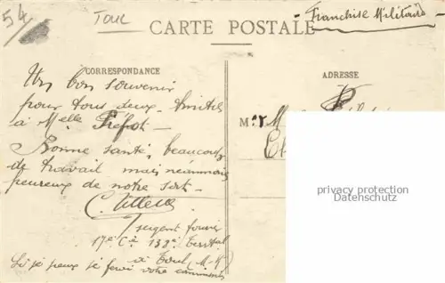 AK / Ansichtskarte Toul 54 Meurthe-et-Moselle Abside Saint Gengoult et Rue Muids-des-Blés Feldpost