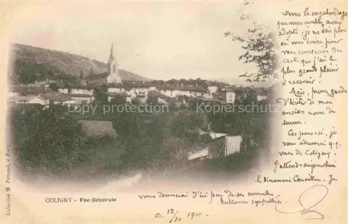 AK / Ansichtskarte Coligny Bourg-en-Bresse 01 Ain Vue générale