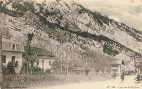 AK / Ansichtskarte Culoz Belley 01 Ain Quartier de la Gare