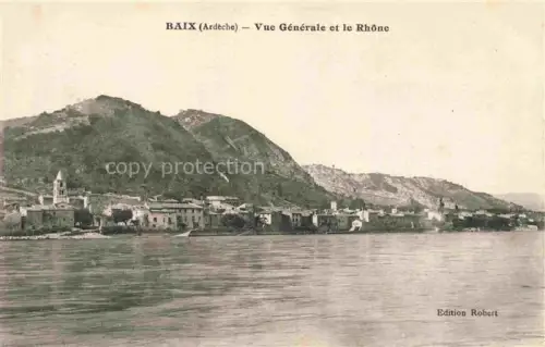 AK / Ansichtskarte Baix Privas 07 Ardeche Vue générale et le Rhône