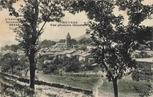 AK / Ansichtskarte Meyras Largentiere 07 Ardeche Vue générale orientale