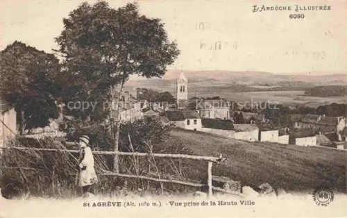 AK / Ansichtskarte St-Agreve Tournon 07 Ardeche Vue prise de la Haute Ville