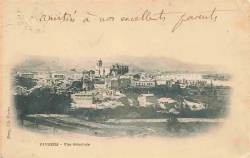 AK / Ansichtskarte Viviers PRIVAS 07 Ardeche Vue générale
