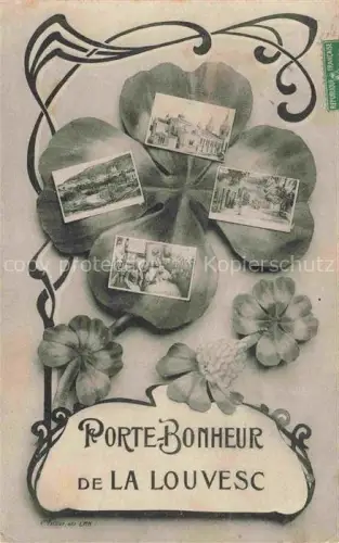 AK / Ansichtskarte La Louvesc Tournon 07 Ardeche La Porte-Bonheur de la ville vues d'ensemble Kleeblatt