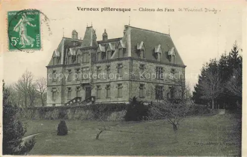 AK / Ansichtskarte Vernoux-en-Vivarais Tournon 07 Ardeche Château des Faux