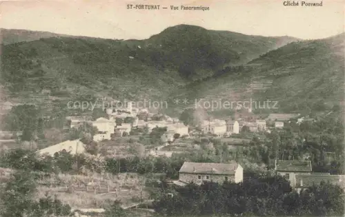 AK / Ansichtskarte St-Fortunat-sur-Eyrieux Privas 07 Ardeche Vue panoramique