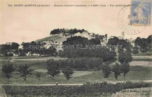 AK / Ansichtskarte Saint-Agreve Tournon 07 Ardeche Vue générale Station estivale