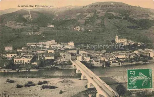 AK / Ansichtskarte St-Laurent-du-Pape Privas 07 Ardeche Vue aérienne