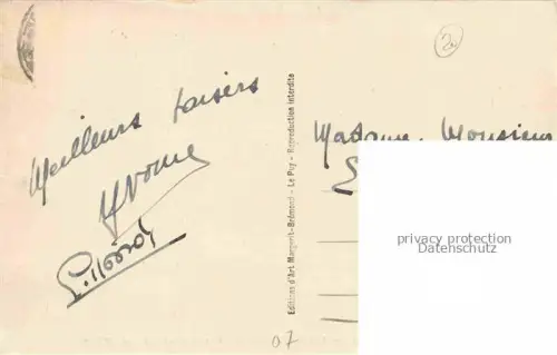 AK / Ansichtskarte La Louvesc Tournon 07 Ardeche Lac du Grand-Lieu et vue générale