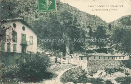 AK / Ansichtskarte Saint-Georges-les-Bains Etablissement Thermal