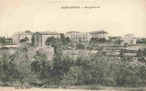 AK / Ansichtskarte Alboussiere Tournon 07 Ardeche Vue générale
