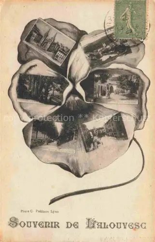 AK / Ansichtskarte Lalouvesc Tournon 07 Ardeche Souvenir de la ville Vues d'ensemble Kleeblatt