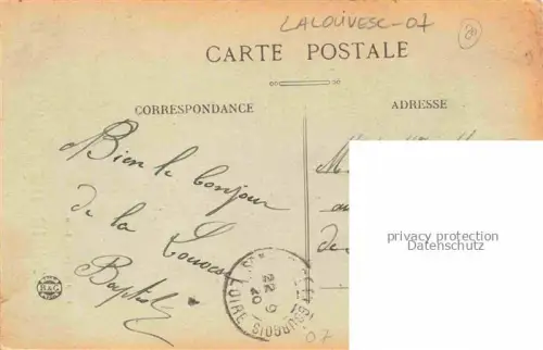 AK / Ansichtskarte Lalouvesc Tournon 07 Ardeche Souvenir de la ville Vues d'ensemble Kleeblatt