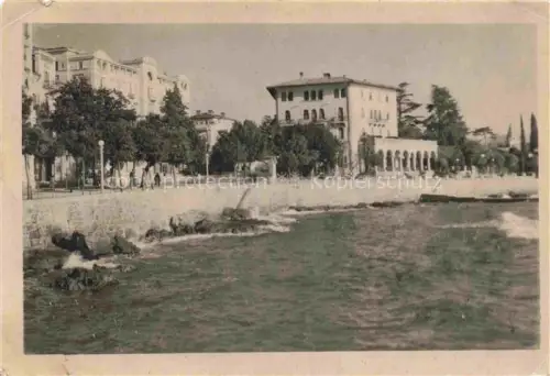 AK / Ansichtskarte OPATIJA Abbazia Croatia Haeuserpartie an der Uferstrasse Hotel