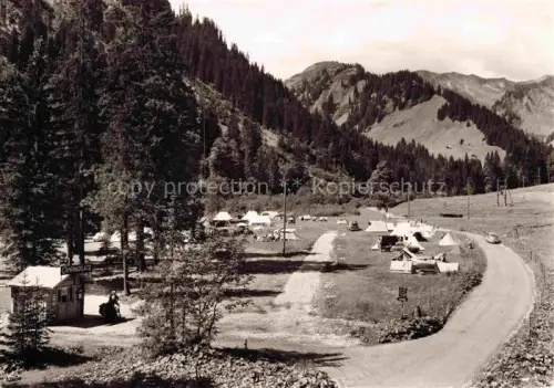 AK / Ansichtskarte Boedmen Mittelberg Vorarlberg AT Campingplatz
