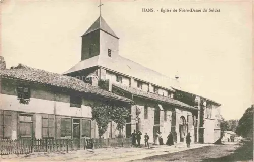 AK / Ansichtskarte Hans Sainte-Menehould 51 Marne Eglise de Notre-Dame du Soldat