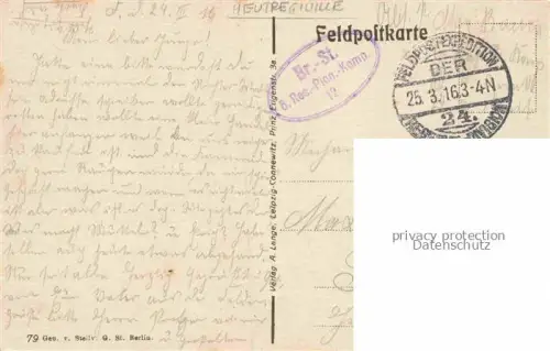 AK / Ansichtskarte Heutregiville REIMS 51 Marne Granatenschloesschen Château