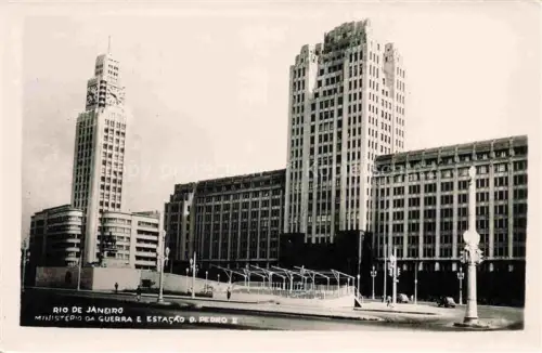 AK / Ansichtskarte RIO DE JANEIRO Brazil Ministerio da Guerra Estacao O. Pedro 2 