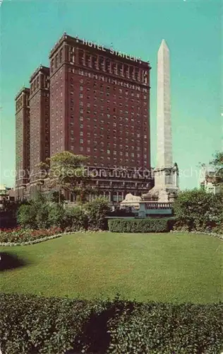 AK / Ansichtskarte Buffalo New York USA Hotel Statler McKinley Monument 
