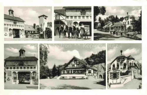 AK / Ansichtskarte Koenigstein  Taunus Hofgut Rettershof mit Reitschule Teilansichten