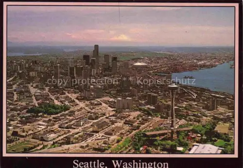 AK / Ansichtskarte Seattle Washington USA Fliegeraufnahme