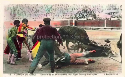 AK / Ansichtskarte Corrida de Toros Stierkampf Bullfight-- Spanien span 