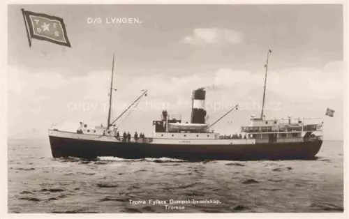 AK / Ansichtskarte Dampfer Binnenschifffahrt Dampskibsselskap Tromse Lyngen
