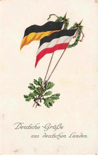 AK / Ansichtskarte Verlag WS SB Nr. 1533 SWR Schwarz Weiss Rot Flagge Litho